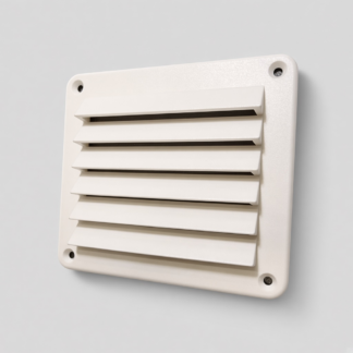 Rejilla fija ABS 14,3x12,5 blanca