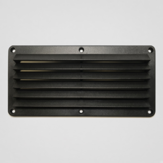 Rejilla fija ABS 26x12,5 negra