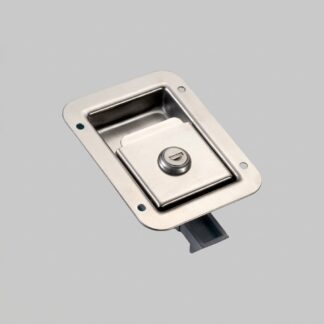 Cerradura c/llave p/baulera chica a/inox. (12x9)