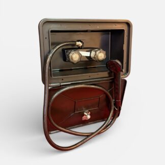 Duchador exterior c/mezcladora y cerradura DURA NEGRO